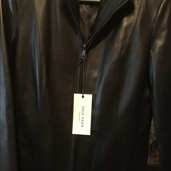 COPY - Cole Haan leather jacket - Picture 6 of 8